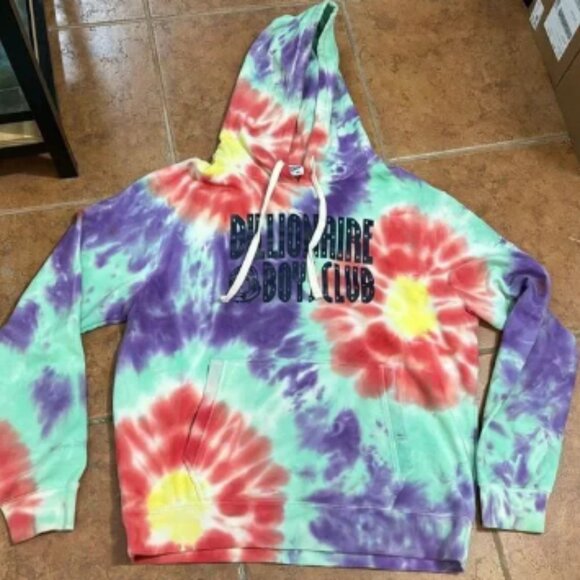 Billionaire Boys Club Dogwood Pharrell Nico Tie Dyed Hoodie SZ XXL